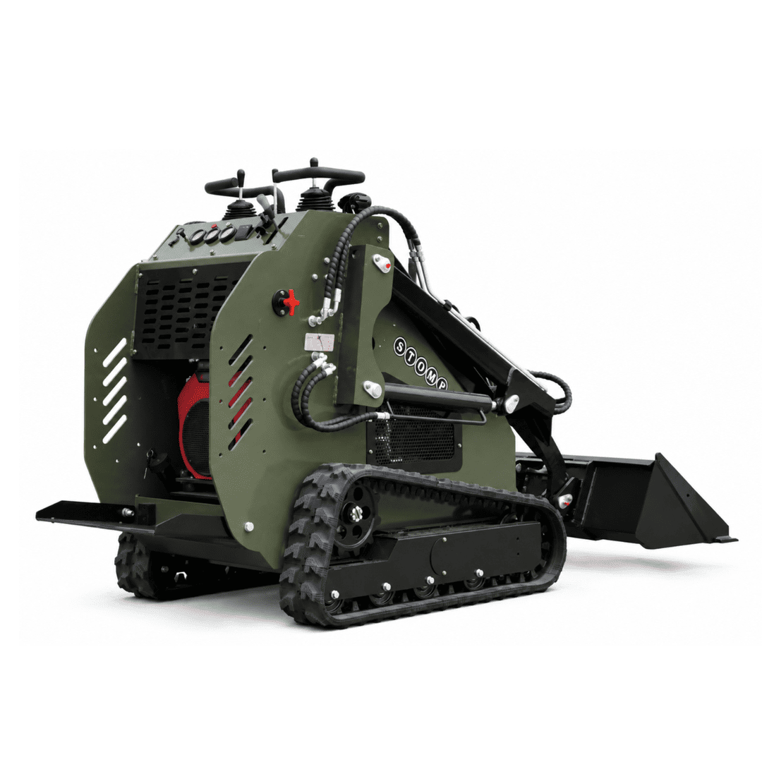 Top Compact & Mini Excavator Diggers- TYPHON Machinery TYPHON STOMP 502 PRO Mini Skid Steer Loader - 22.1HP Honda GX690 V-Twin, Air-Cooled, 3-pump, 3-valve - Image 11
