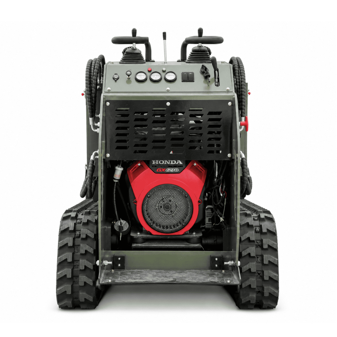 Top Compact & Mini Excavator Diggers- TYPHON Machinery TYPHON STOMP 502 PRO Mini Skid Steer Loader - 22.1HP Honda GX690 V-Twin, Air-Cooled, 3-pump, 3-valve - Image 16