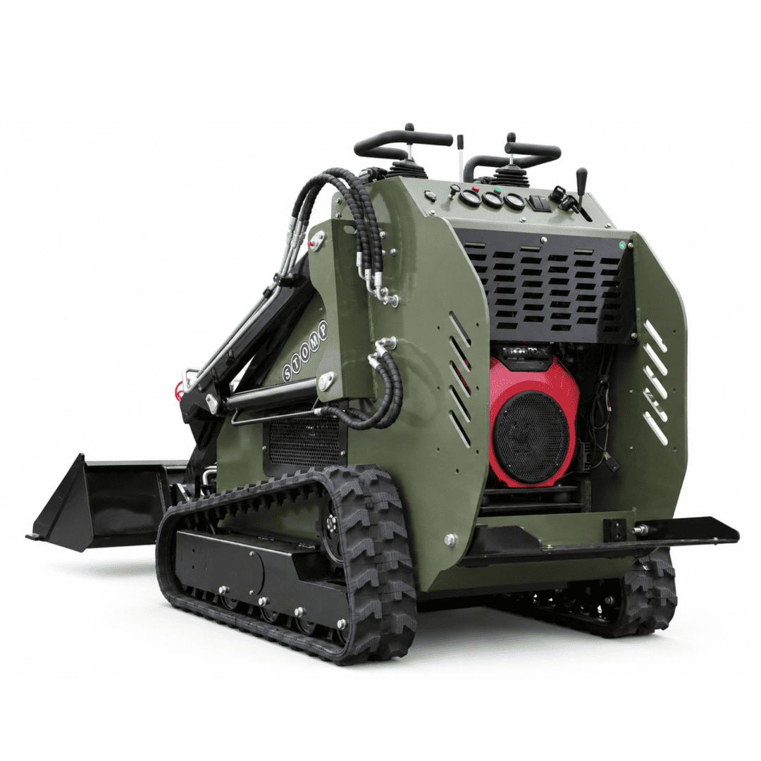 Top Compact & Mini Excavator Diggers- TYPHON Machinery TYPHON STOMP 502 PRO Mini Skid Steer Loader - 22.1HP Honda GX690 V-Twin, Air-Cooled, 3-pump, 3-valve - Image 17