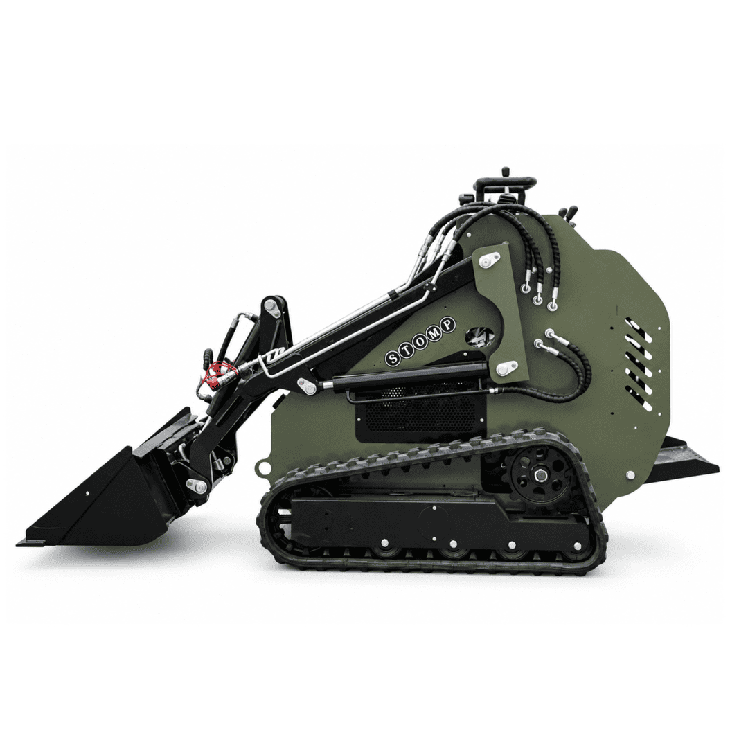 Top Compact & Mini Excavator Diggers- TYPHON Machinery TYPHON STOMP 502 PRO Mini Skid Steer Loader - 22.1HP Honda GX690 V-Twin, Air-Cooled, 3-pump, 3-valve - Image 12