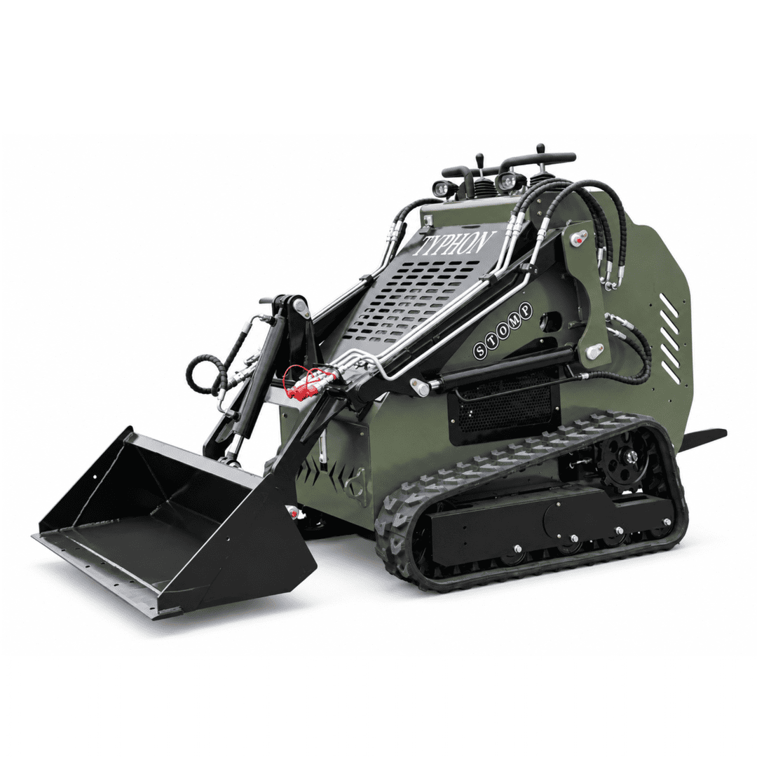 Top Compact & Mini Excavator Diggers- TYPHON Machinery TYPHON STOMP 502 PRO Mini Skid Steer Loader - 22.1HP Honda GX690 V-Twin, Air-Cooled, 3-pump, 3-valve - Image 13