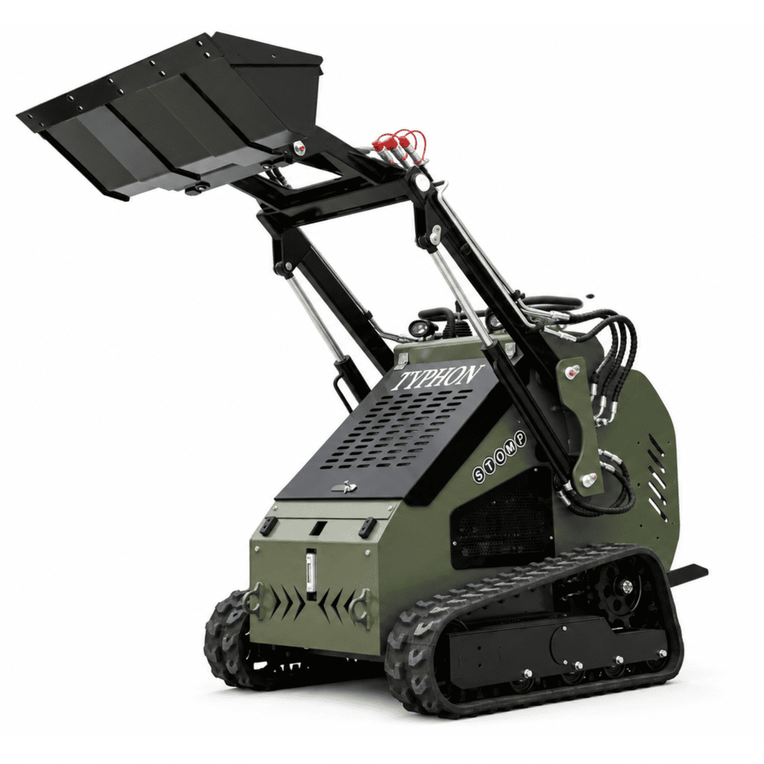 Top Compact & Mini Excavator Diggers- TYPHON Machinery TYPHON STOMP 502 PRO Mini Skid Steer Loader - 22.1HP Honda GX690 V-Twin, Air-Cooled, 3-pump, 3-valve - Image 14