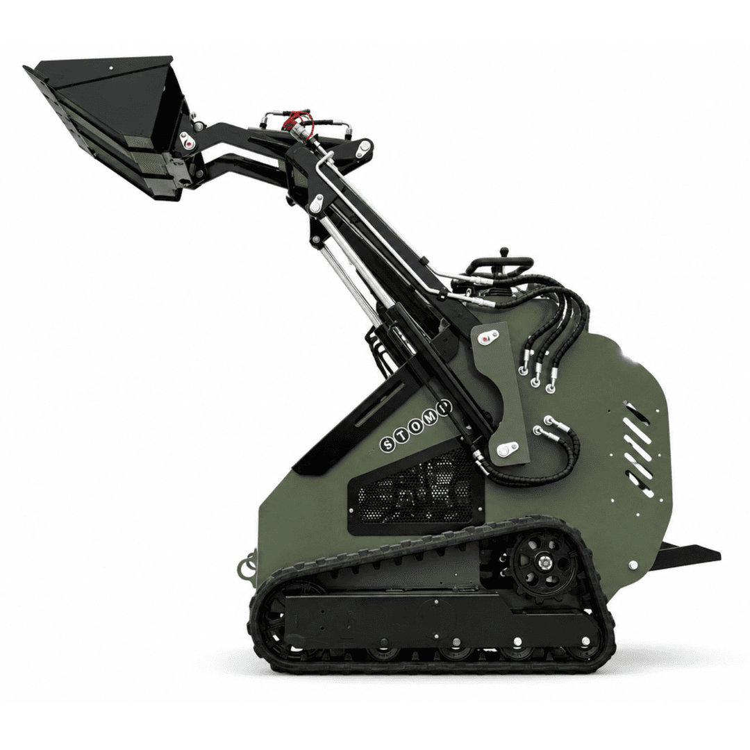 Top Compact & Mini Excavator Diggers- TYPHON Machinery TYPHON STOMP 502 PRO Mini Skid Steer Loader - 22.1HP Honda GX690 V-Twin, Air-Cooled, 3-pump, 3-valve - Image 15