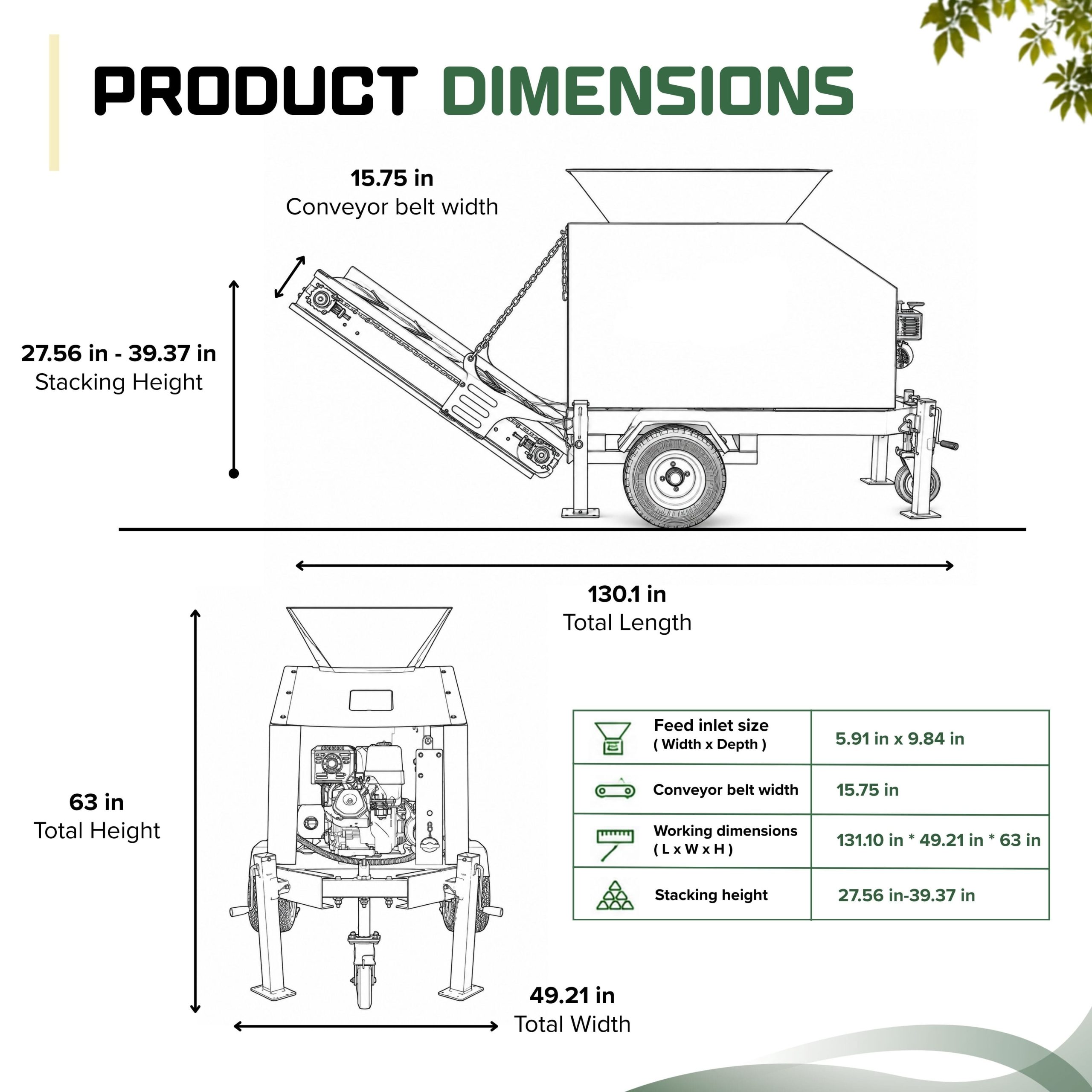 Top Compact & Mini Excavator Diggers- TYPHON Machinery TYPHON STONEKRUSHER K1 Compact Rock Crusher 11.7 HP Honda GX390 Towable Jaw Crusher Konstructz Series - Image 3