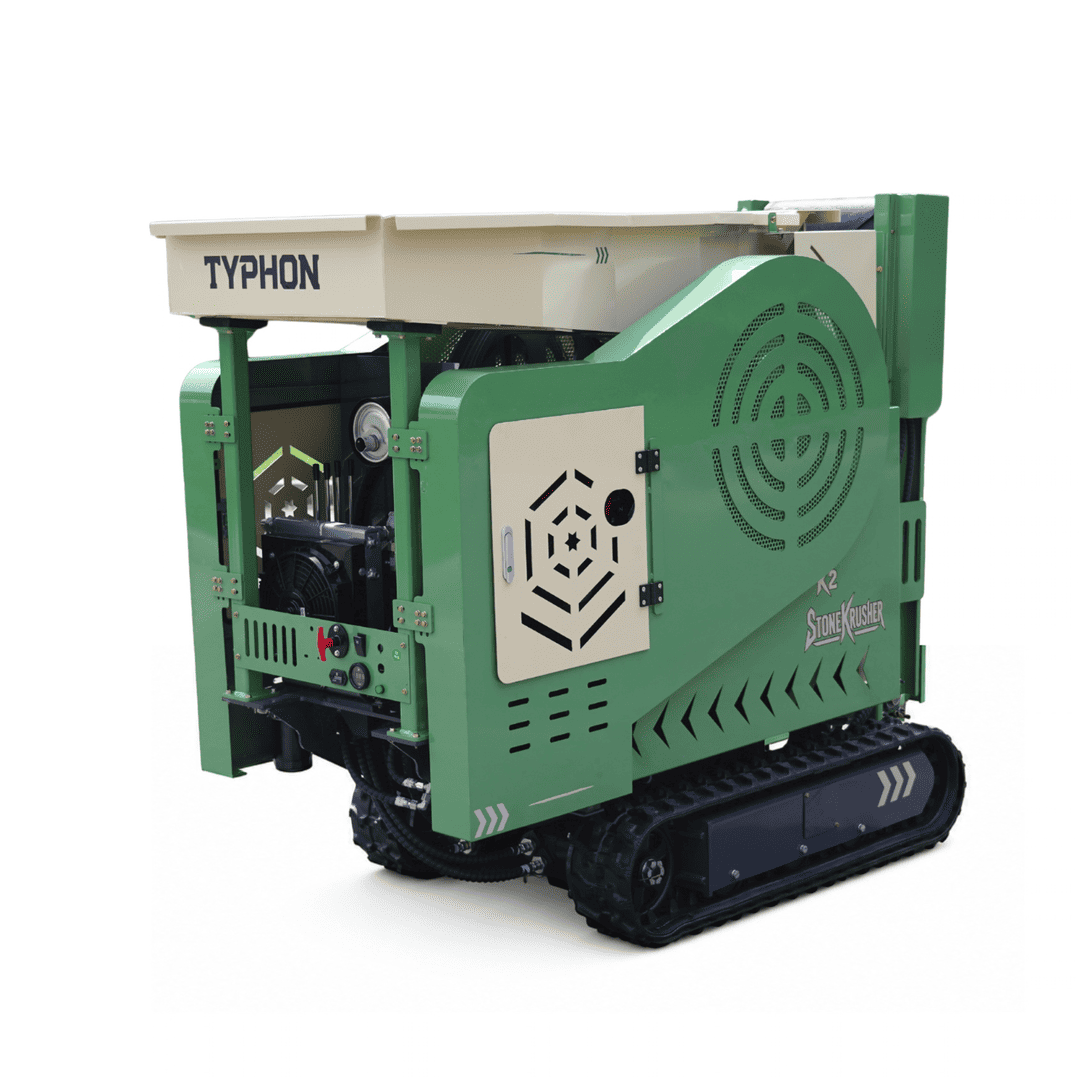Top Compact & Mini Excavator Diggers- TYPHON Machinery TYPHON STONEKRUSHER K2 Konstructz Series Tracked Jaw Crusher 22.1 HP Honda GX690 Heavy-Duty Rock & Concrete - Image 14
