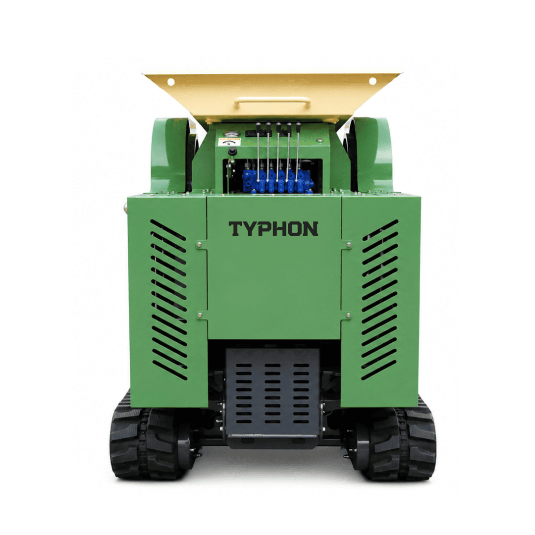 Top Compact & Mini Excavator Diggers- TYPHON Machinery TYPHON STONEKRUSHER K3 Tracked Jaw Crusher – 24.8 HP Kubota D1105, 5–10 TPH, Self-Propelled Mobile Rock Crusher - Image 15