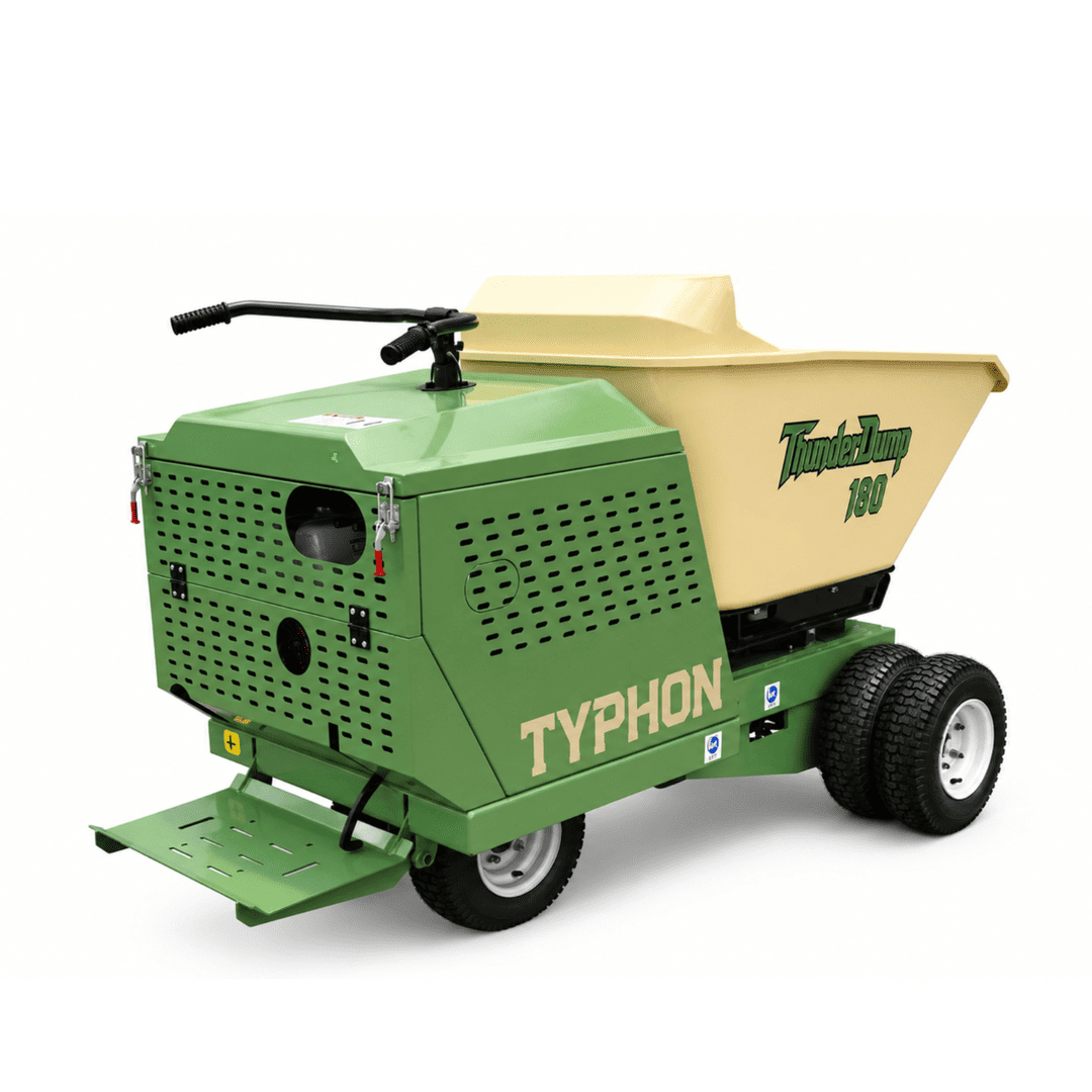 Top Compact & Mini Excavator Diggers- TYPHON Machinery TYPHON THUNDERDUMP 180 Wheeled Dumper Konstructz Series Honda GX390 11 HP 2,866 lb Capacity - Image 18