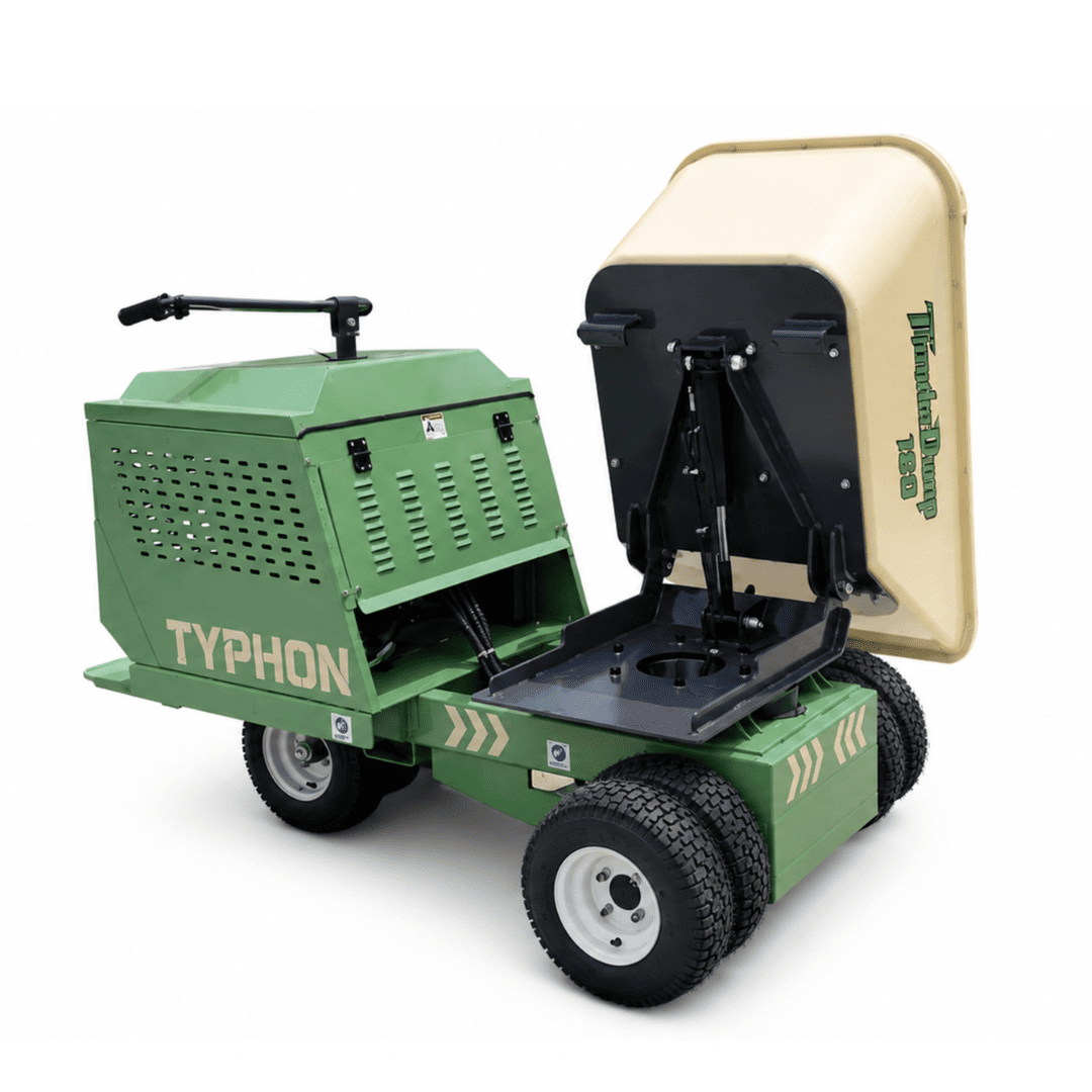 Top Compact & Mini Excavator Diggers- TYPHON Machinery TYPHON THUNDERDUMP 180 Wheeled Dumper Konstructz Series Honda GX390 11 HP 2,866 lb Capacity - Image 23