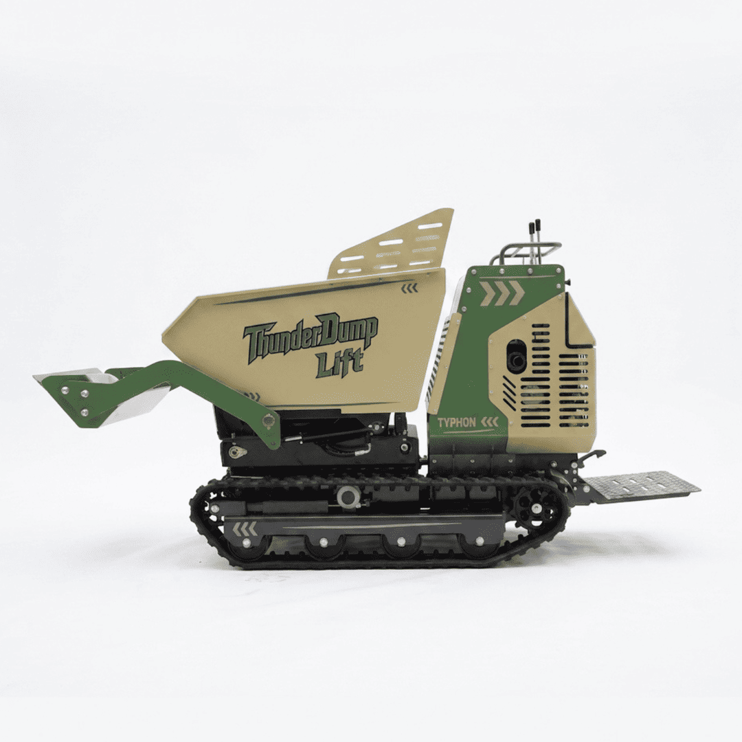 Top Compact & Mini Excavator Diggers- TYPHON Machinery TYPHON ThunderDump Lift KONSTRUCTZ Series Tracked Dumper, 2,205 lb Load Capacity Honda GX390 11HP Gas Engine, - Image 13