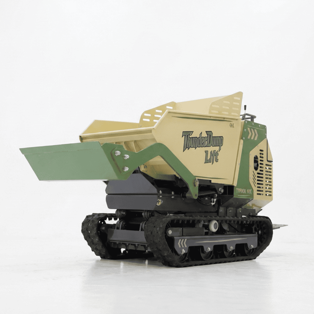 Top Compact & Mini Excavator Diggers- TYPHON Machinery TYPHON ThunderDump Lift KONSTRUCTZ Series Tracked Dumper, 2,205 lb Load Capacity Honda GX390 11HP Gas Engine, - Image 14