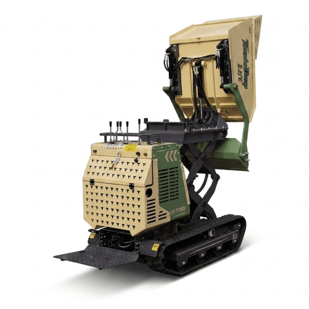 Top Compact & Mini Excavator Diggers- TYPHON Machinery TYPHON ThunderDump Lift KONSTRUCTZ Series Tracked Dumper, 2,205 lb Load Capacity Honda GX390 11HP Gas Engine, - Image 18