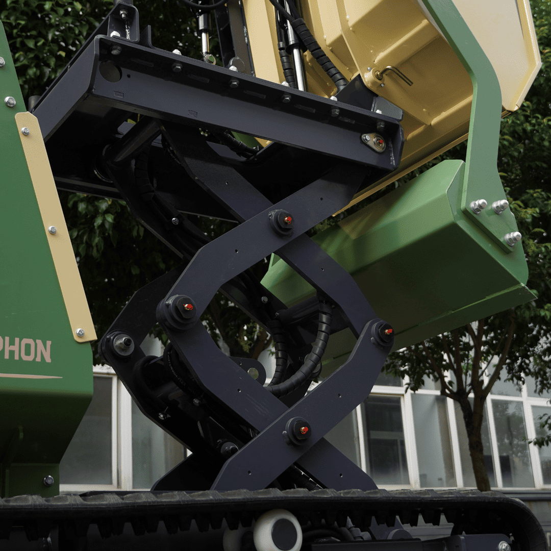 Top Compact & Mini Excavator Diggers- TYPHON Machinery TYPHON ThunderDump Lift KONSTRUCTZ Series Tracked Dumper, 2,205 lb Load Capacity Honda GX390 11HP Gas Engine, - Image 29