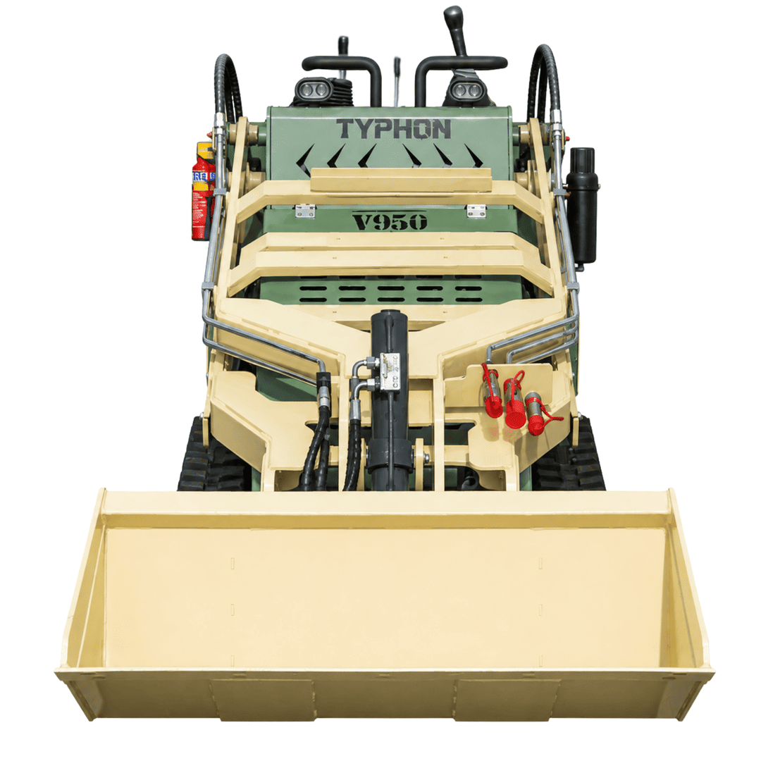 Top Compact & Mini Excavator Diggers- TYPHON Machinery Typhon Stomp V950 Mini Skid Steer Track Loader - Konstructz Series 1.5 Ton 25HP Kubota D1105 Engine - Image 24