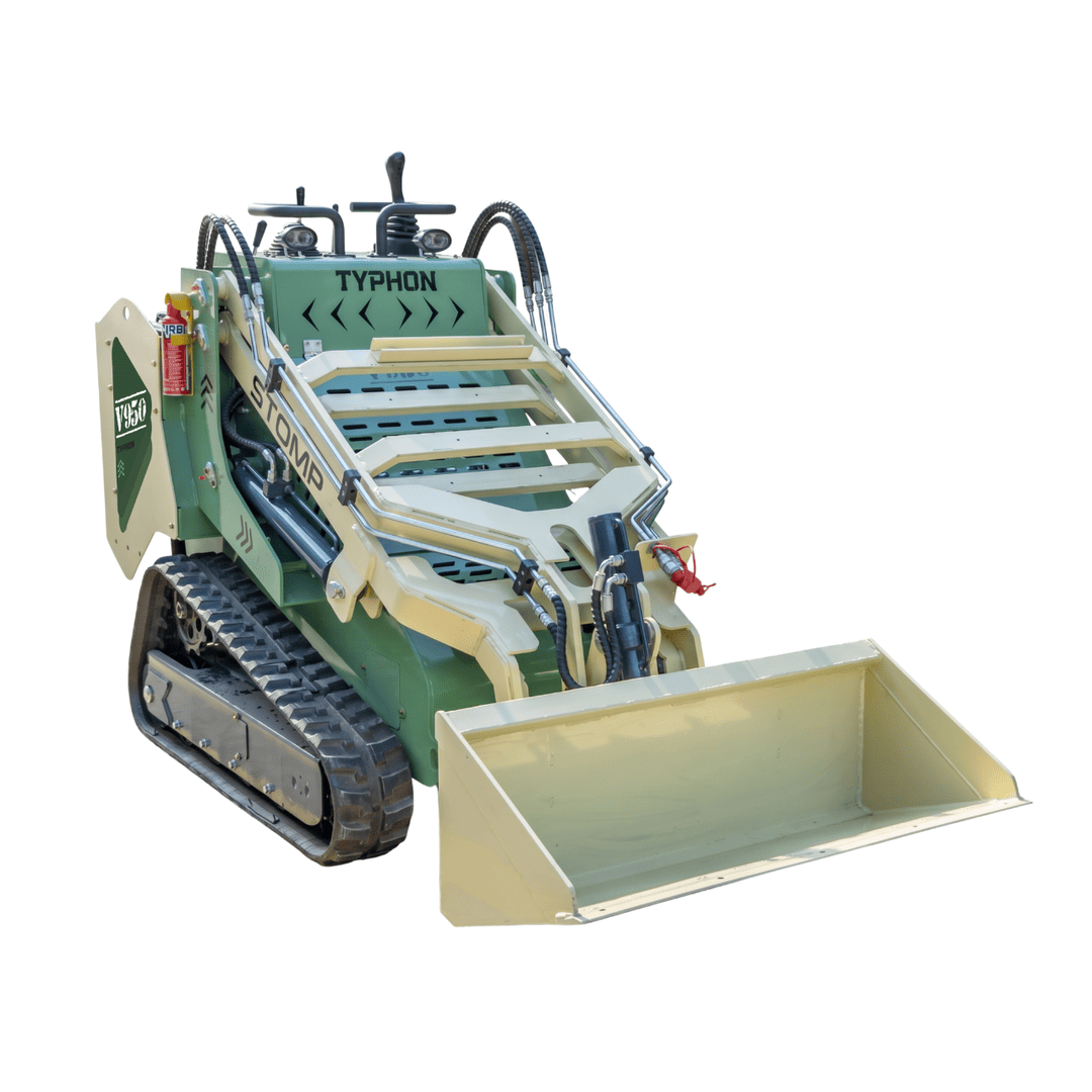 Top Compact & Mini Excavator Diggers- TYPHON Machinery Typhon Stomp V950 Mini Skid Steer Track Loader - Konstructz Series 1.5 Ton 25HP Kubota D1105 Engine - Image 25