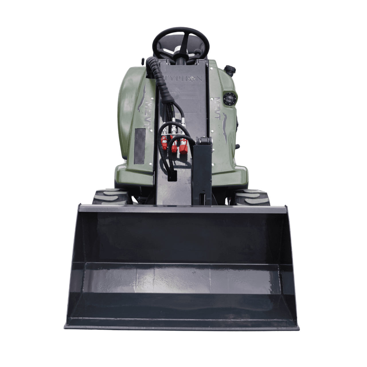 Top Compact & Mini Excavator Diggers- TYPHON Machinery New TYPHON MZVT Compact Tri-Wheel Loader with 22.1 HP EPA-Certified Honda GX690 V-Twin Gas Engine, 360° Steering & 772 lb Load Capacity - Image 11