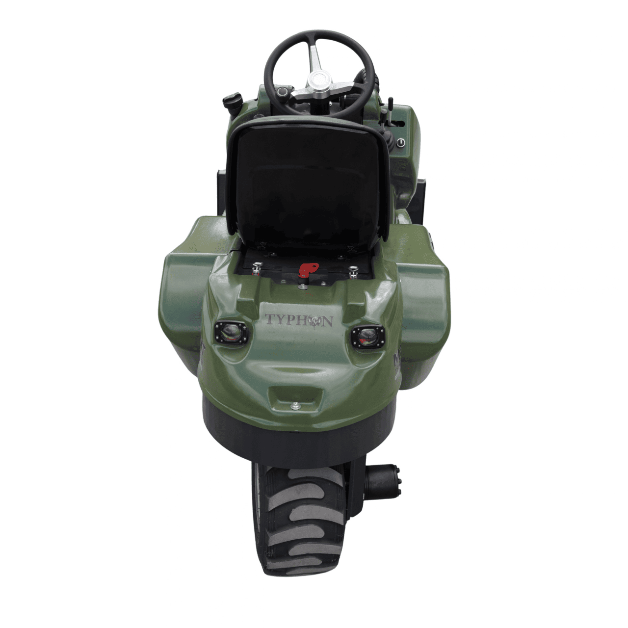 Top Compact & Mini Excavator Diggers- TYPHON Machinery New TYPHON MZVT Compact Tri-Wheel Loader with 22.1 HP EPA-Certified Honda GX690 V-Twin Gas Engine, 360° Steering & 772 lb Load Capacity - Image 14