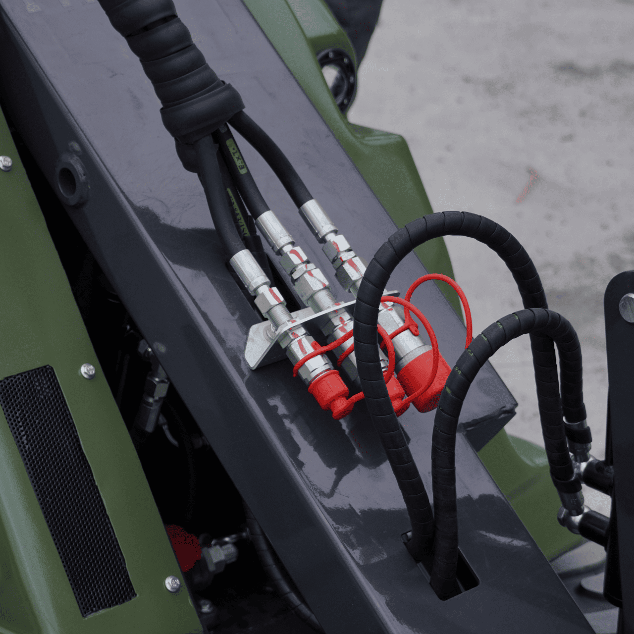 Top Compact & Mini Excavator Diggers- TYPHON Machinery New TYPHON MZVT Compact Tri-Wheel Loader with 22.1 HP EPA-Certified Honda GX690 V-Twin Gas Engine, 360° Steering & 772 lb Load Capacity - Image 20