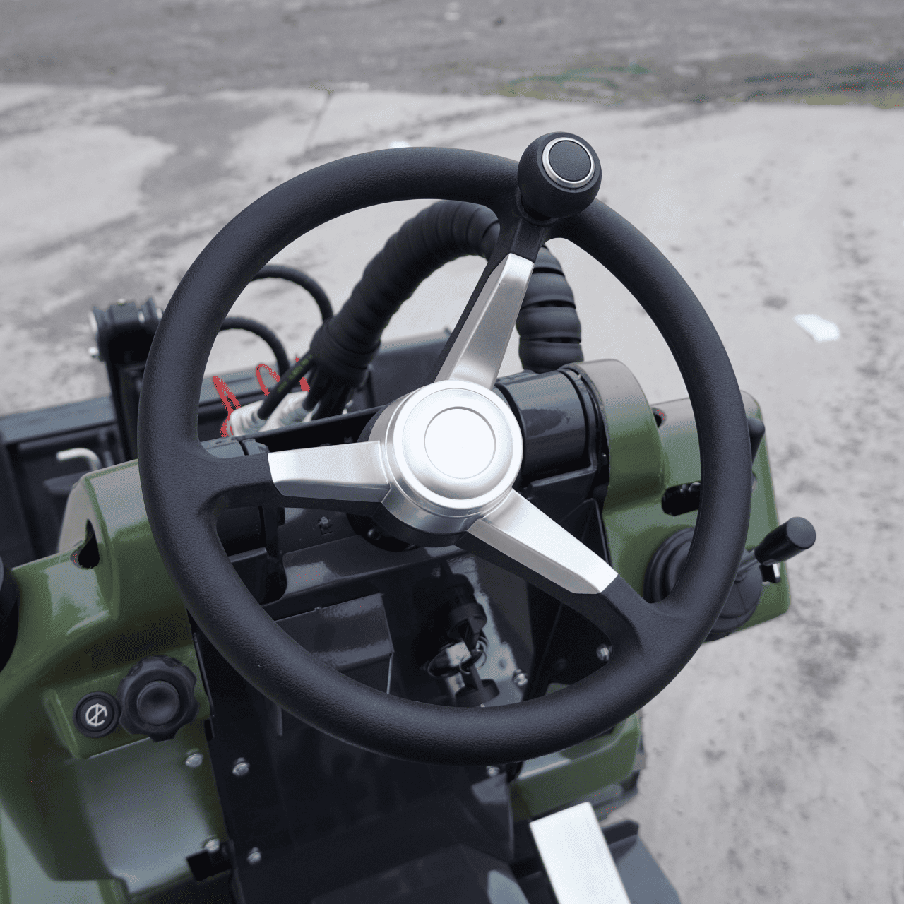 Top Compact & Mini Excavator Diggers- TYPHON Machinery New TYPHON MZVT Compact Tri-Wheel Loader with 22.1 HP EPA-Certified Honda GX690 V-Twin Gas Engine, 360° Steering & 772 lb Load Capacity - Image 23