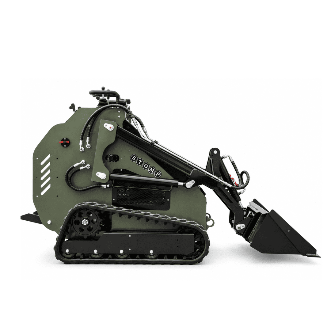 Top Compact & Mini Excavator Diggers- TYPHON Machinery TYPHON STOMP 501 PRO 1962 lb Skid Steer Loader with B&S 23 HP V-Twin Gas Engine, 3 Pump 3 Valve Hydraulics & Triangle Rubber Tracks - Image 11