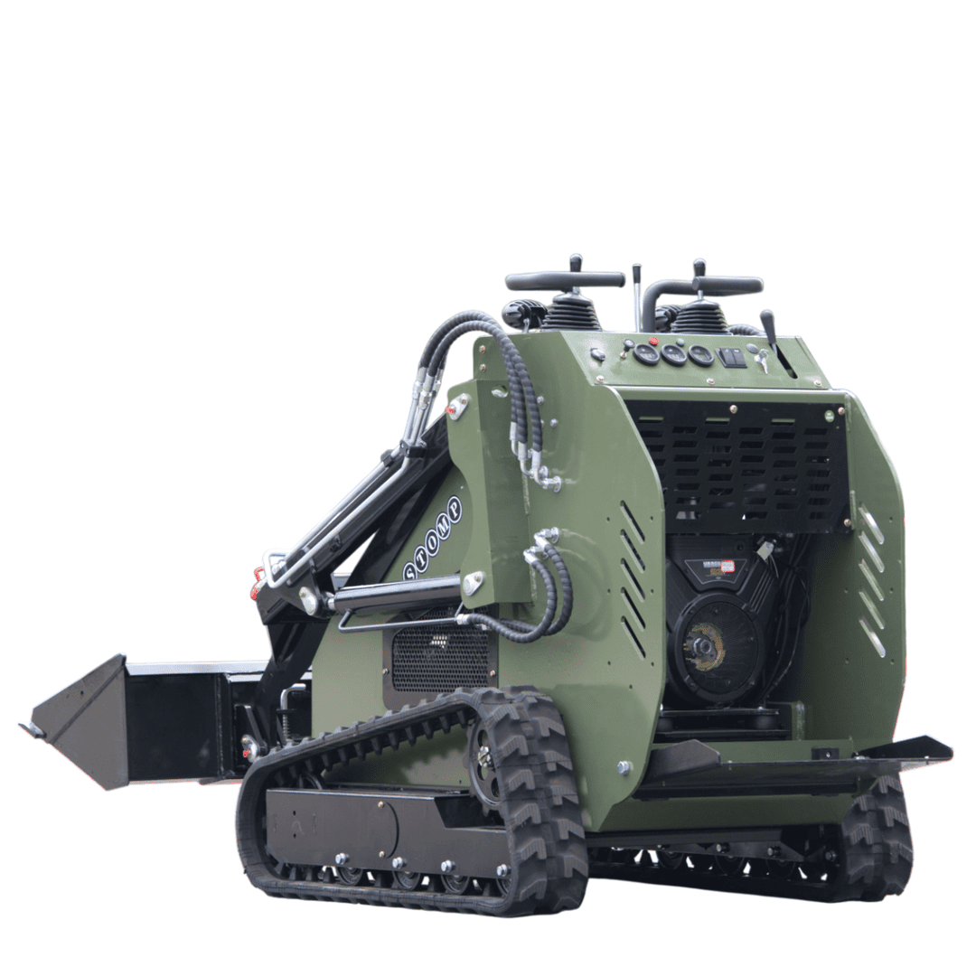 Top Compact & Mini Excavator Diggers- TYPHON Machinery TYPHON STOMP 501 PRO 1962 lb Skid Steer Loader with B&S 23 HP V-Twin Gas Engine, 3 Pump 3 Valve Hydraulics & Triangle Rubber Tracks - Image 14