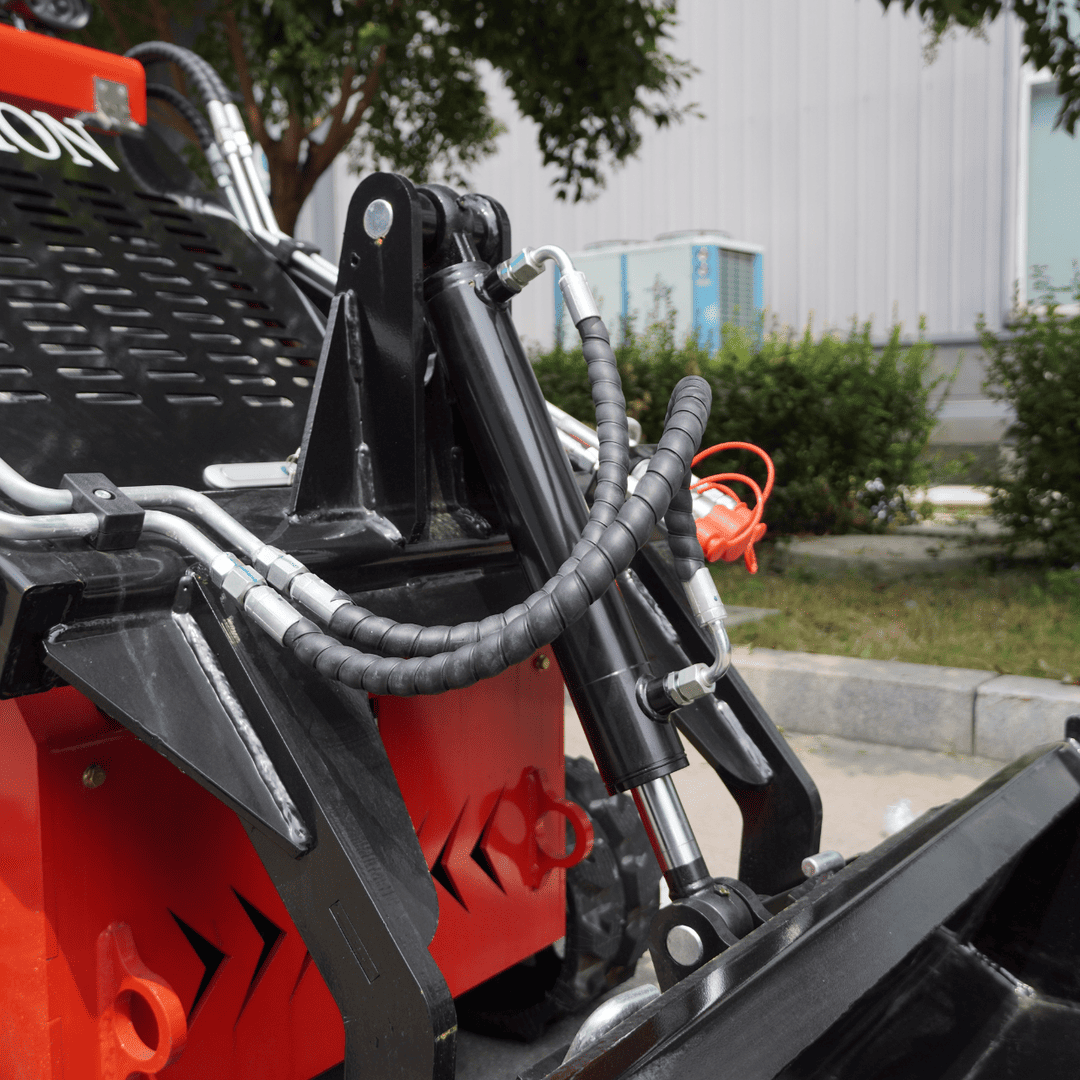Top Compact & Mini Excavator Diggers- TYPHON Machinery TYPHON STOMP 501 PRO Compact Skid Steer Loader with 23 HP at 3600 RPM Briggs & Stratton EPA-Certified Engine & 992 lb Maximum Lifting Force - Image 17