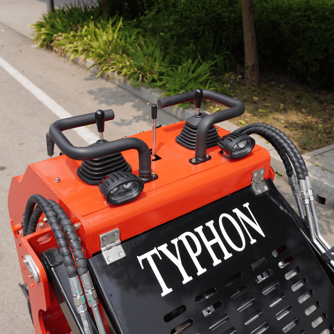 Top Compact & Mini Excavator Diggers- TYPHON Machinery TYPHON STOMP 501 PRO Compact Skid Steer Loader with 23 HP at 3600 RPM Briggs & Stratton EPA-Certified Engine & 992 lb Maximum Lifting Force - Image 28
