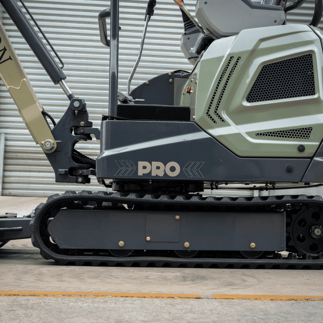 Top Compact & Mini Excavator Diggers- TYPHON Machinery TYPHON TERROR XVII PRO 3800 lb Mini Excavator, EPA Certified Kubota D902 Diesel Power with Integrated Hydraulic Oil Cooler & Swing Boom - Image 20