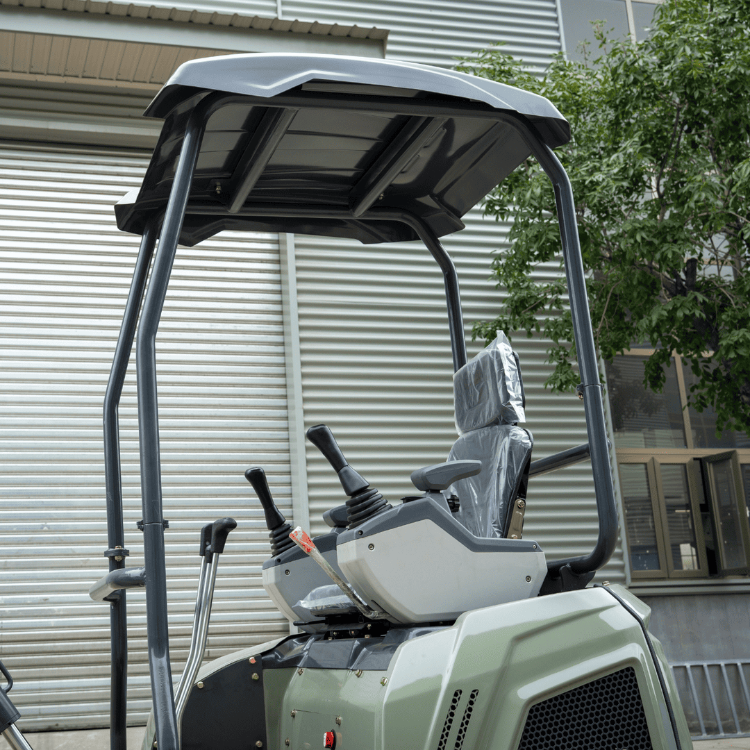 Top Compact & Mini Excavator Diggers- TYPHON Machinery TYPHON TERROR XVII PRO 3800 lb Mini Excavator, EPA Certified Kubota D902 Diesel Power with Integrated Hydraulic Oil Cooler & Swing Boom - Image 19