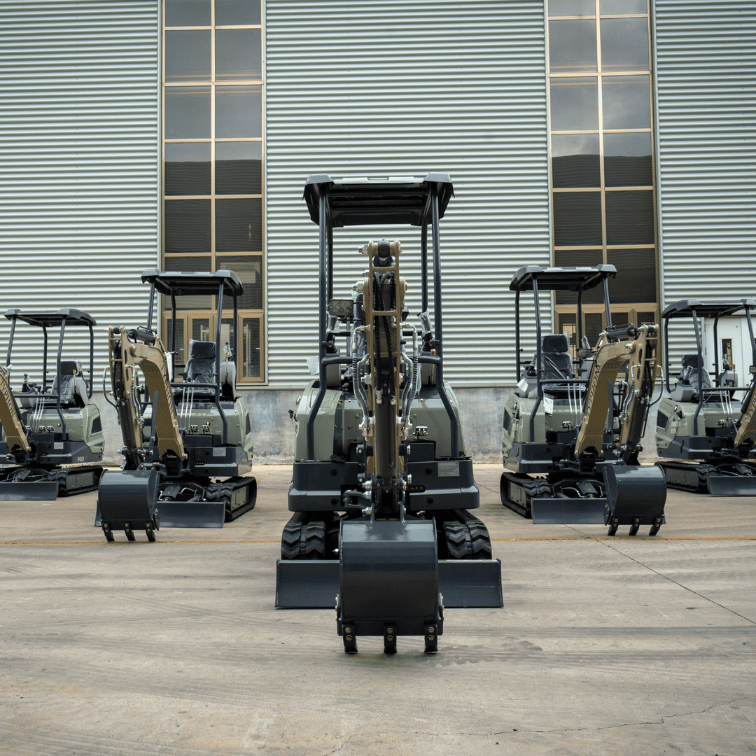Top Compact & Mini Excavator Diggers- TYPHON Machinery TYPHON TERROR XVII PRO 3800 lb Mini Excavator, EPA Certified Kubota D902 Diesel Power with Integrated Hydraulic Oil Cooler & Swing Boom - Image 27