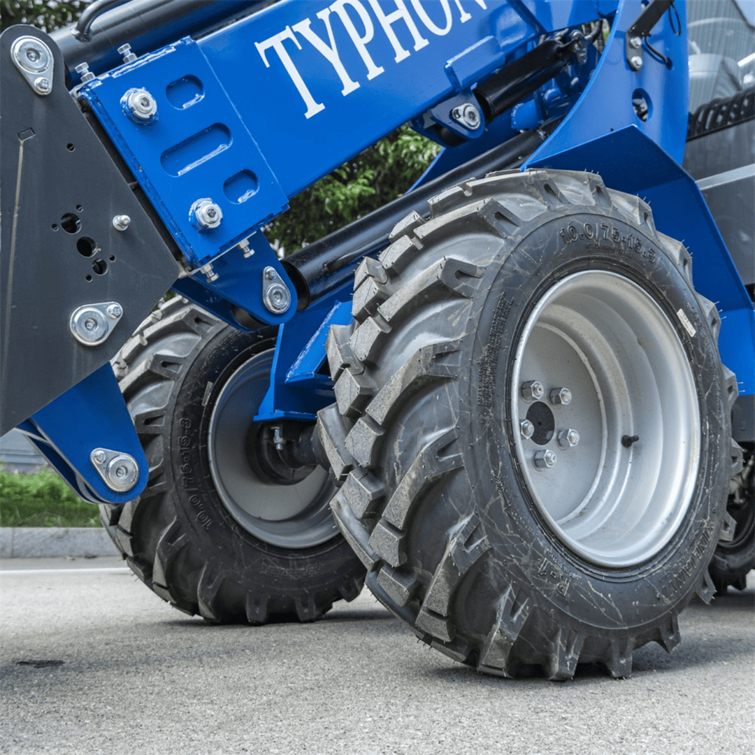 Top Compact & Mini Excavator Diggers- TYPHON Machinery TYPHON Telescopic SKOOP Wheel Loader Cabin Version Kubota D1105 Diesel Engine 1 Ton Max Load Capacity AC & Heater Cabin - Image 24
