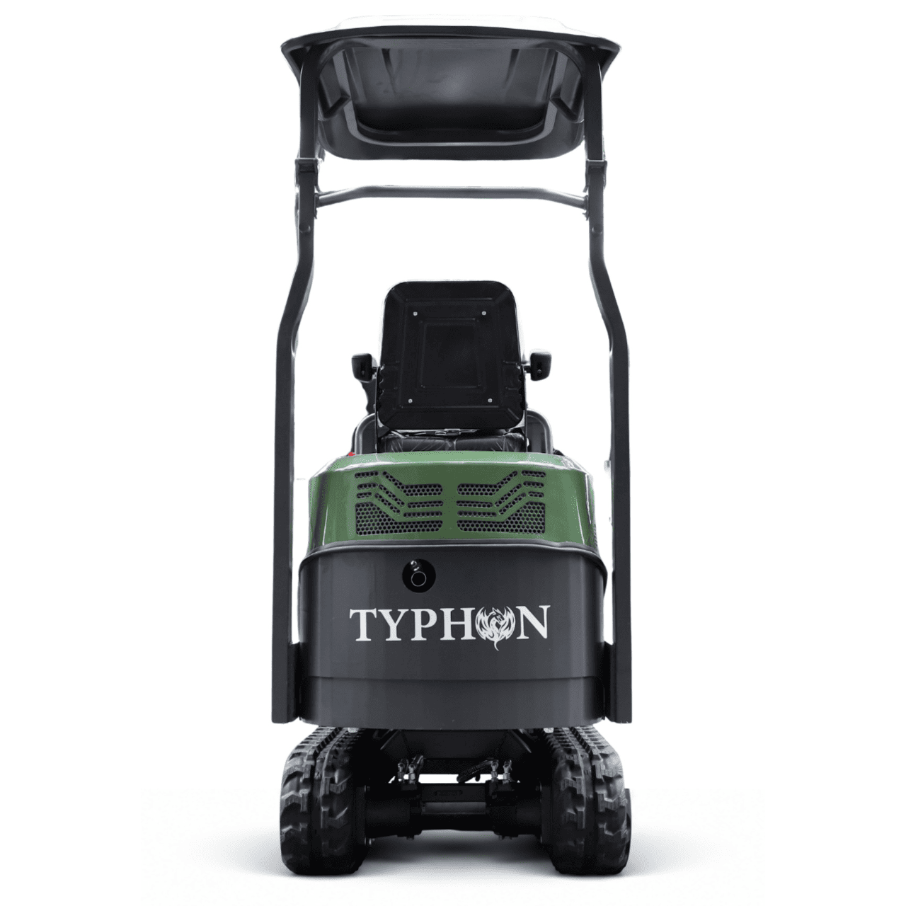 Top Compact & Mini Excavator Diggers- TYPHON Machinery TYPHON TERROR XI 1.1 Ton Mini Excavator, Briggs & Stratton USA Engine with Hydraulic Oil Cooler, Swing Boom & Double-Sided Throttle Valve - Image 11