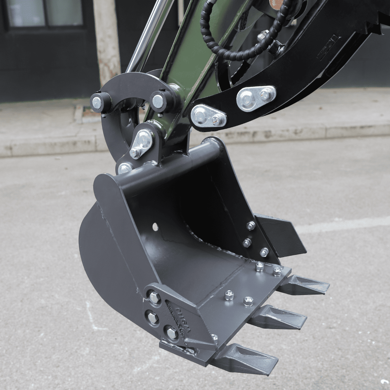 Top Compact & Mini Excavator Diggers- TYPHON Machinery TYPHON TERROR XI 1.1 Ton Mini Excavator, Briggs & Stratton USA Engine with Hydraulic Oil Cooler, Swing Boom & Double-Sided Throttle Valve - Image 16