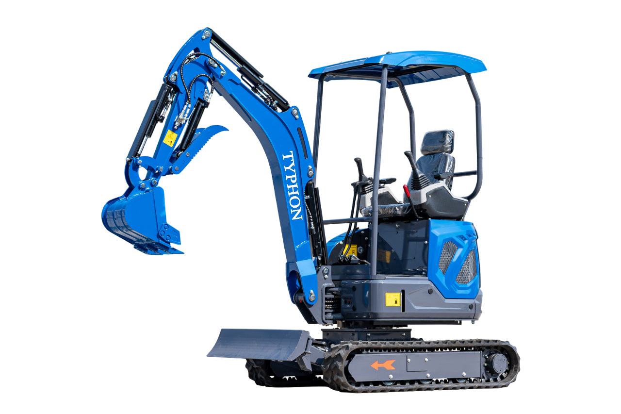 Top Compact & Mini Excavator Diggers- TYPHON Machinery